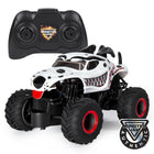 Monster Jam 1:24 Scale Monstrer Truck RC - Assorted Colours-FULL-FUNCTION RC: With a dual joystick controller and 2.4GHz frequency, you can race up to 6 Monster Jam monster trucks at once! Plus, you can even control your El Toro Loco RC from up to 250 feet away!