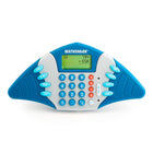 Educational Insights MathShark Handheld Electronic Math Game-What's included: MathShark is a hand-held electronic game quizzing kids on addition, subtraction, multiplication, division, fractions, decimals, and percentages, with eight difficulty levels for each skill. LCD screen displays problems both horizontally and vertically, just like at school. MathShark can also be used as a fully functional calculator. Requires 2 AAA batteries (not included). Each skill level includes timed tests, motivating kids to 