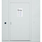Cosco Indoor Dry Erase Business Hours Sign - 8" x 12" - White/Black-Designed for indoor use, the 8" x 12" size provides clear visibility on doors, walls, or entryways