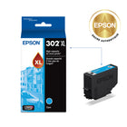 Epson - T302 Cartouche d'encre - Grande capacité - Cyan-Photos brillantes autant sur papier ordinaire que sur papier glacé