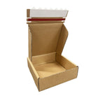 Reliabag Self Seal Corrugated Literature Mailer Boxes - 6" L x 6" W x 2" H - Kraft - 40 Pack-Lightweight, Eco-friendly, Sustainable and Sturdy
