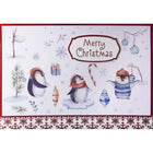 Rosedale Gold 5-1/2" x 8" Christmas Greeting Cards/Envelopes - 6 Pack-Card shop quality greeting cards