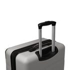 Bugatti Monaco 30.5" Hardside Check-in Luggage - Vegan Leather Trim -  Grey-Zipper-release expansion system for 20%
more packing space (on medium and large
luggage)
