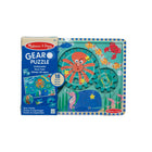 Melissa & Doug Wooden Underwater Jigsaw Spinning Gear Puzzle - 18 Pieces-Piece together an ocean-themed 18-piece wooden jigsaw puzzle with 3 interlocking gears that spin