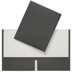 Staples 2 Pocket Portfolio - Black - 25 Pack-Holds up to 100 sheets of Letter Size paper (50 per pocket)