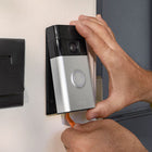 Ring Battery Doorbell - Satin Nickel-Connect with Alexa - Hear custom notifications from Echo Dot, launch video with Echo Show, and enjoy hands-free home monitoring with select Alexa-enabled devices