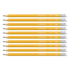STAEDTLER extruded graphite pencils #2 HB, 10/pkg.-Latex-free, vinyl eraser tips