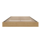 Nexera Platform Bed Frame - Full Size - Natural Maple-Designed and made in Canada with CARB II/FSC Certified particle board and MDF materials.  Ships in 24-48H from order date. Assembly required