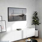 Mount-It! Heavy Duty XXL Fixed TV Wall Mount-Sturdy steel design with an extra wide wall plate securely holds the largest TVs on the market with 60" to 120" screens