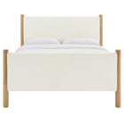 Modway Maven Full Size Boucle Upholstered Platform Bed - Feather Oak-Assembly Required