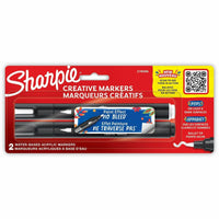 Sharpie Creative Markers Water-Based Acrylic Markers - Bullet Tip - Assorted Colours - 2 Pack-Durable and long lasting for a brilliant drawing experience