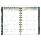 Blueline 17 Months Weekly/Monthly Planner - August to Dec - 8" H x 5" W - Verdant Design - Bilingual-Monthly planner before each month
