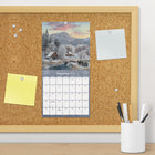 DateWorks 2026 16-Month Mini Wall Calendar - 7" x 7" - Country Road - English-Features monthly pages for January to December 2026, as well as the last 4 months of 2025
