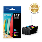 Epson T842 DURABrite Ultra Ink Combo Pack - Standard Yield - Colour - 3 Pack-Sharp text and brilliant colours for pro-quality results