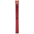 JAM Paper Strong Aluminum Ruler - 12" - Red Metallic-Ruler is semi flexible, has rounded corners and features a non-skid cork backing so it will stay put when used on all surfaces