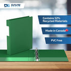 Davis Group Premium Economy Binder - D Ring - 1" - Green - 6 Pack-Ideal for Conferences, Reference, Colleges & Universities