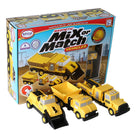 Popular Playthings Magnetic Mix or Match Vehicles - Construction-Magnetic toys: Put together an amazing build team when you build a dump truck, tow truck, and a loader and then mix up the pieces to build dozens of different vehicle combinations!