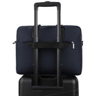Bugatti Hudson Briefcase for Laptops up to 15.6" - Navy-15.75" H x 11" L x 3.50" W