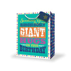 Millbrook Studios Birthday Gift Bags - Extra-Jumbo - Balloons - 12 Pack (47931)-General Birthday Gift Bag