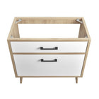 Modway Maverick 36" Bathroom Vanity Cabinet Sink Basin Not Included - Oak/White-7