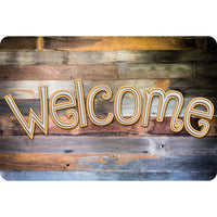 Ashley Productions The Original Fun Mat Welcome Mat - 15.5" x 23.5" - Reclaimed Wood Welcome-Measurement & Design: The Reclaimed Wood Welcome Mat measures 15.5" x 23.5".