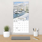 DateWorks 2026 16-Month Wall Calendar - 12" x 12" - Seasons - Bilingual-Features monthly pages for January to December 2026, as well as the last 4 months of 2025