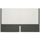 Staples 2 Pocket Portfolio - Black - 25 Pack-25 pack 
