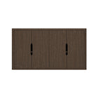 Manhattan Comfort Rivington 60" Modern 4-Door Sideboard - Walnut-Modern Sideboard and Buffet Stand for Dining Room and Living Room Use