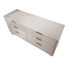 Manhattan Comfort Granville 55.04" Modern Double Wide Dresser - Light Grey-30 Day Limited Manufacturer's Warranty