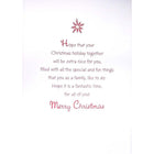 Mill Brook Studio Christmas Greeting Cards/Envelopes - 5-3/8" x 7-3/4" - To You & Your Family: Christmas Stocking - 18 Pack-Printed on premium uncoated paper