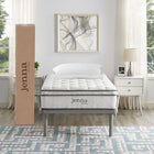 Modway Jenna 10" Innerspring and Foam Twin Mattress-8.5" Individually Wrapped Coils