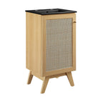 Modway Soma 18" Bathroom Vanity - Oak/Black-MDF and Particleboard