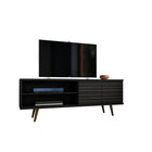 Manhattan Comfort Liberty 62.99" TV Stand, Black (201AMC8)-Free Standing TV Stand for Living Room and Bedroom use.
