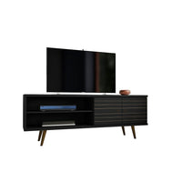 Manhattan Comfort Liberty 62.99" TV Stand, Black (201AMC8)-Free Standing TV Stand for Living Room and Bedroom use.