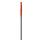 BIC Ultra Round Stic Grip Ballpoint Pens - 1.2mm - Red - 12 Pack-Tungsten carbide ball point ensures durability and smooth writing