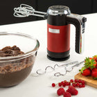 Westinghouse Retro 5 Speed Hand Mixer - Red-Enjoy the most excellent results thanks to the 6 adjustable speeds and turbo function