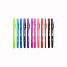 Tombow Twintone, Bright, 12/Pack-Water-based ink doesn’t bleed through most papers