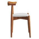 Modway Stalwart Dining Side Chairs - Dark Walnut/White - 2 Pack-7