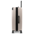 Swiss Mobility JFK Collection 30" Hardside spinner luggage - Dessert Grey-Lined interior with dividing panel, practical pockets, and tightening straps to keep content organized and in place