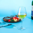Table 12 6-Piece White Wine Glass Set - 14.5 oz - Dishwasher Safe-Pulled stem technology for enhanced durability