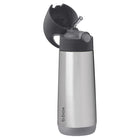b.box - Insulated Drink Bottle - 500ml - Graphite-Double-wall insulation keeps drinks hot or cold for hours.