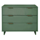 Manhattan Comfort Granville 37.8" Modern Dresser - Sage Green-Modern- Contemporary with a taste of Glam - Dresser for Bedroom Use.