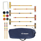 Triumph Six Player Croquet Set-Recreational backyard croquet set designed for six players