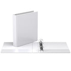 Davis Group Easyview Premium Binder - Round Ring - Customizable - 1.5" - White - 6 Pack-1.5"