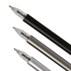 Gry Mattr Black Gel Pens, Translucent, 7/Pack-0.7mm