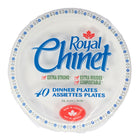 Royal Chinet Dinner Plates - 10.375" - 40 Pack-Made in Canada