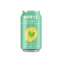 Norse Nitro Cold Brew Tea - Green Tea with Lemon - 355 mL - 12 Pack-High quality green tea leaves are soaked in cold water giving this tea a softer profile