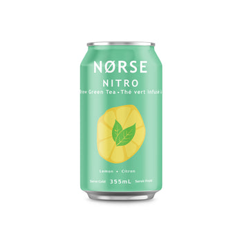 Norse Nitro Cold Brew Tea - Green Tea with Lemon - 355 mL - 12 Pack ...