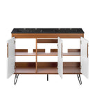 Modway Energize 48" Double Sink Bathroom Vanity - Cherry/White/Black-8