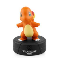 tonies Charmander Tonie Figurine (French)-Sommaire : 1. À la rencontre de Carapuce 2. Introduction à l’univers et aux personnages 3. Histoire 1. : Plongeon en été 4. Académie des Dresseurs : Les Poké Balls 5. Combat de capacités Pokémon 6. Histoire 2. : Carapuce et le mystère de la plage 7. Académie des Dresseurs : Le premier partenaire Pokémon 8. Histoire 3. : Tracas au camping 9. Conclusion  Durée : 1. h 7. min +